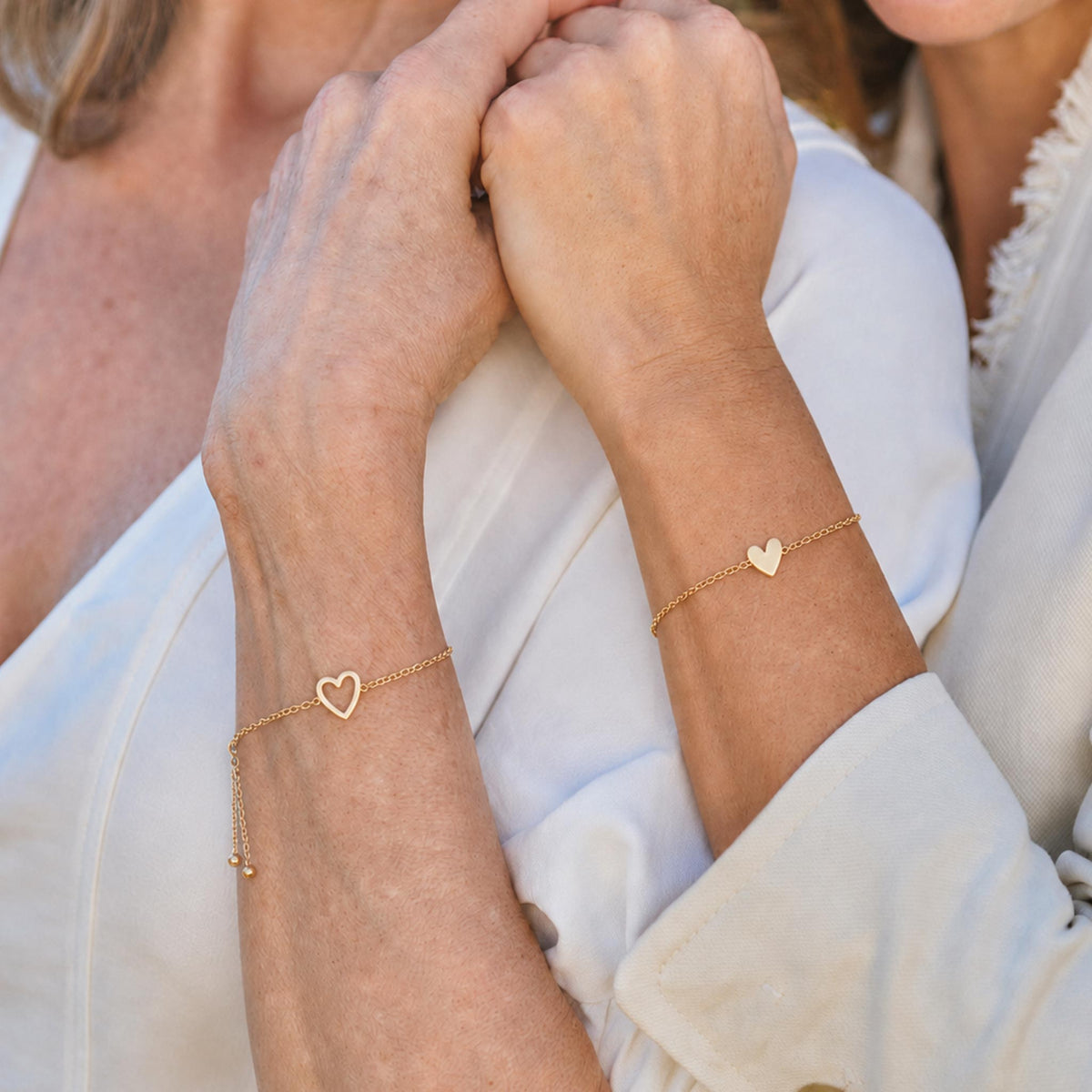 matching bracelet set for family and friends, symbolic connection jewelry