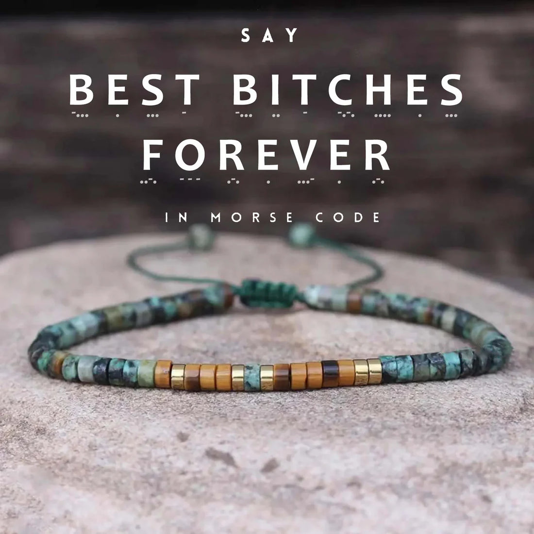 best friend morse code bracelet