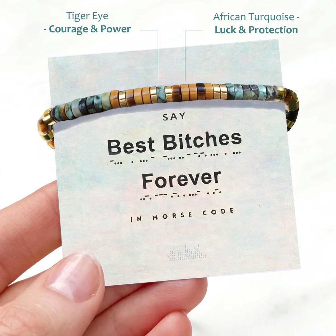 best friend morse code bracelet