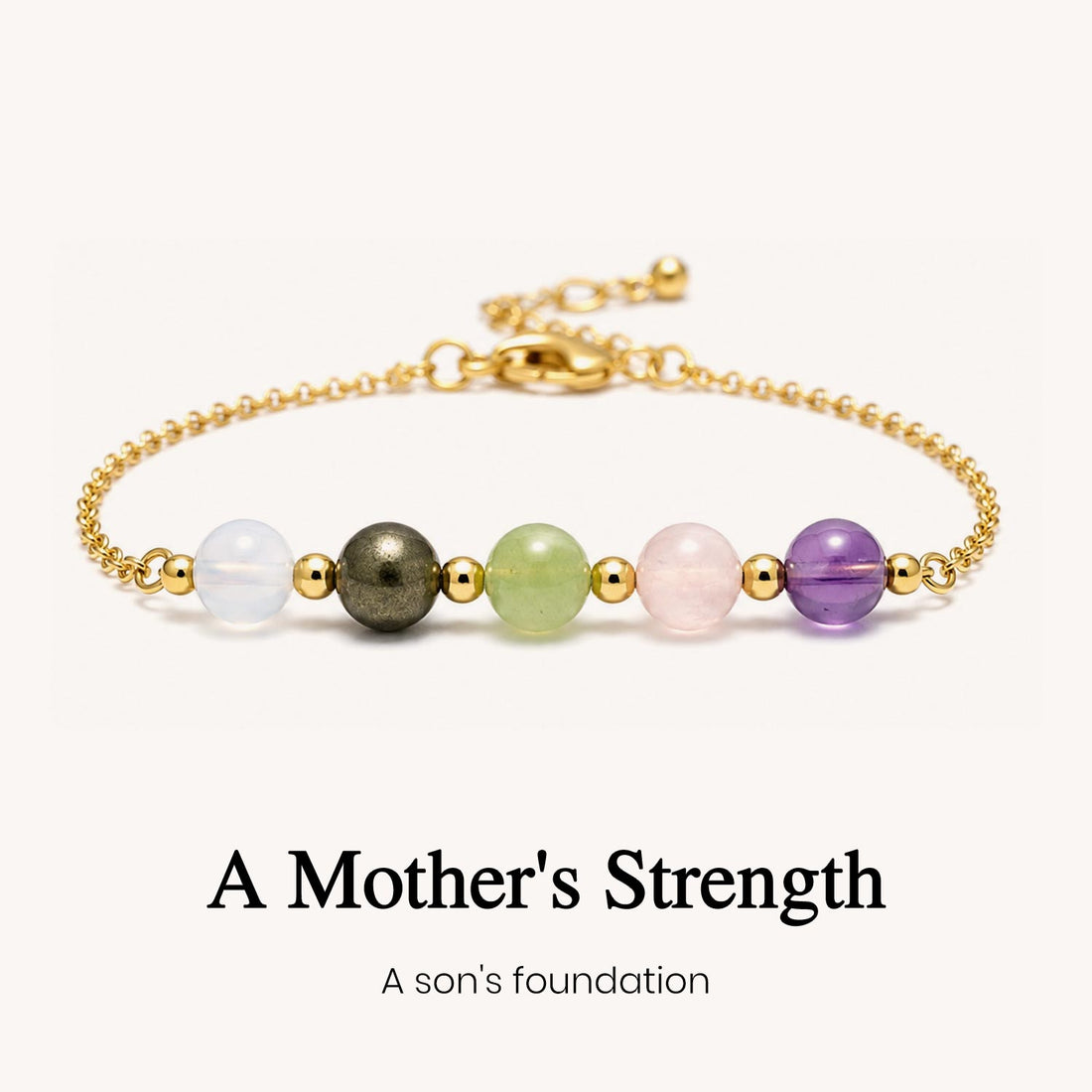 Boy Mom Crystal Energy Bracelet