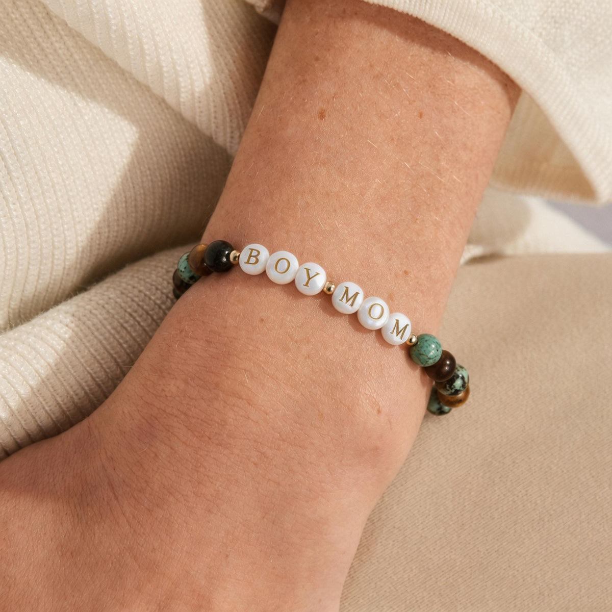 meaningful bracelet for boy moms