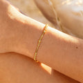 custom morse code bracelet with special date