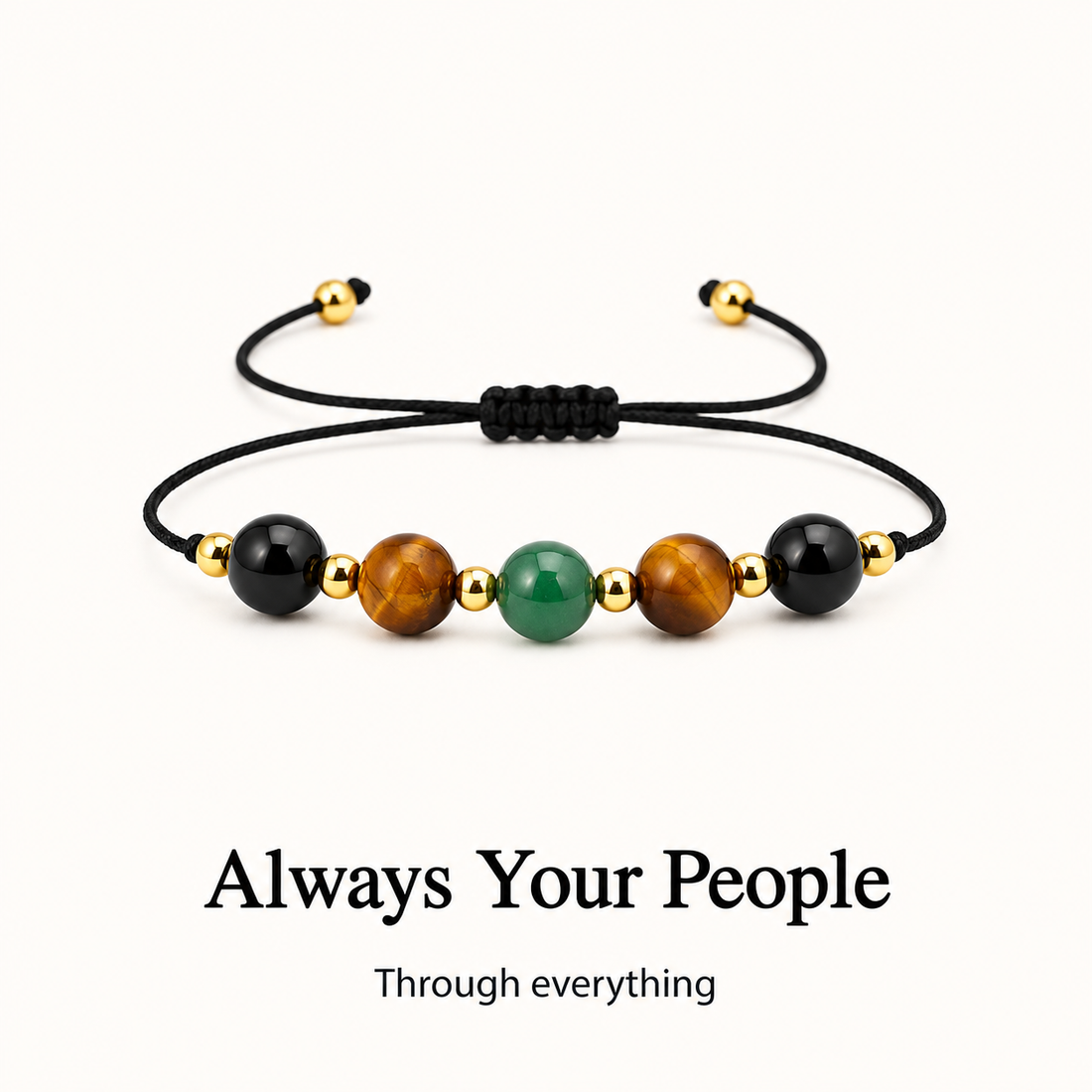 girl gang courage and strength crystal bracelet, friendship jewelry