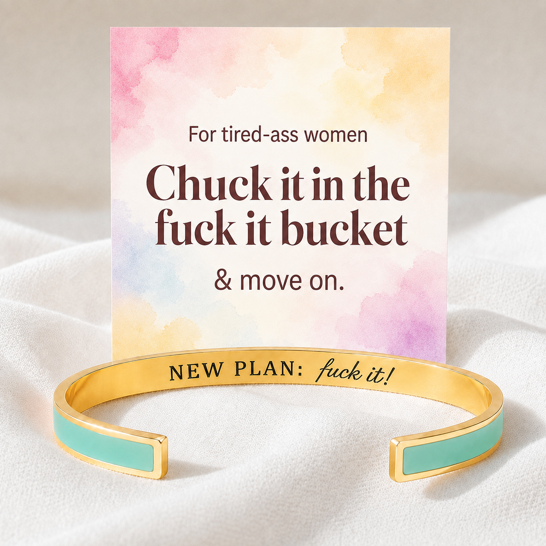 new plan color cuff bracelet