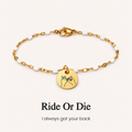 ride or die pinky promise bracelet, best friend friendship jewelry