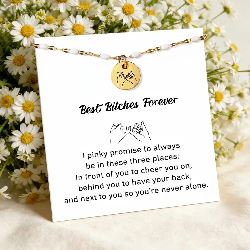 ride or die pinky promise bracelet, best friend friendship jewelry