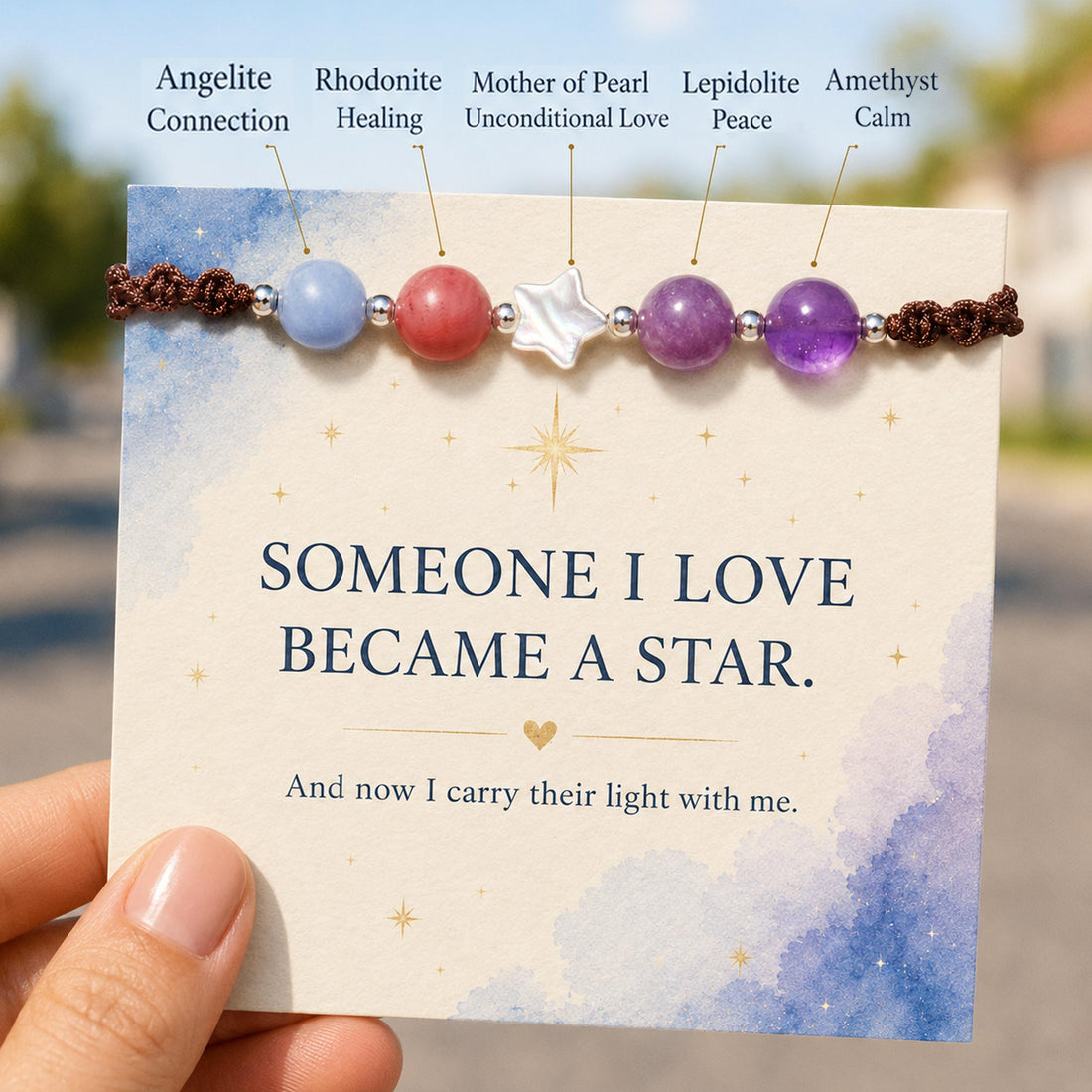 star memory crystal bracelet