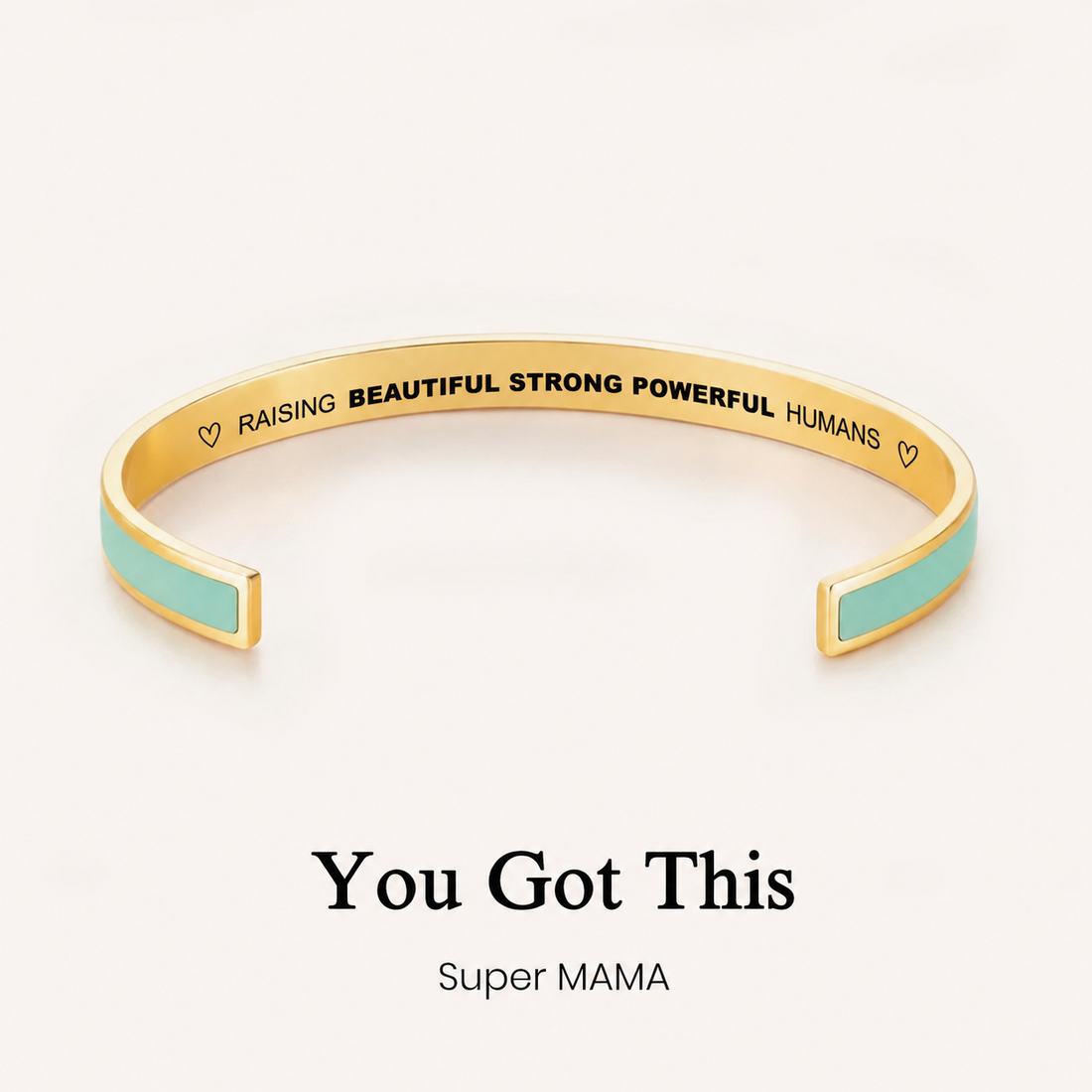 super mama color cuff bracelet