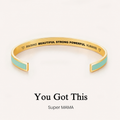 super mama color cuff bracelet