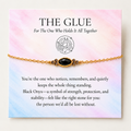 black onyx bracelet, strength protection and stability jewelry