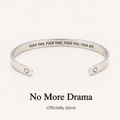 the officially done mantra cuff bracelet