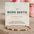 pearl morse code bracelet design