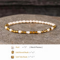 pearl morse code bracelet design