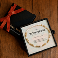 work bestie friendship bracelet gift