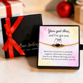 support bracelet gift, encouragement jewelry for someone special, gift-ready