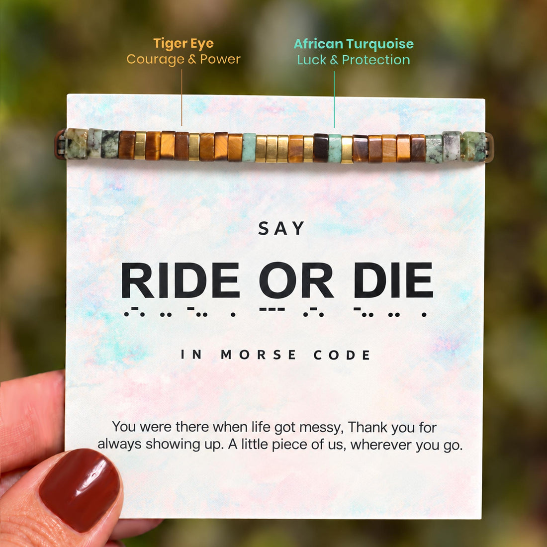 ride or die tila morse code bracelet, best friend friendship bracelet