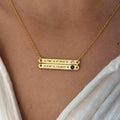 long distance relationship necklace, love across distance jewelry
