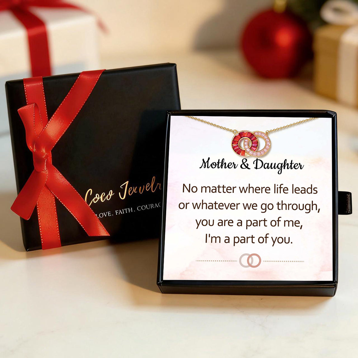 personalized family necklace gift