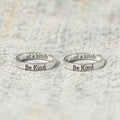 be kind ring with hidden inside engraving