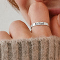 engraved hidden message ring