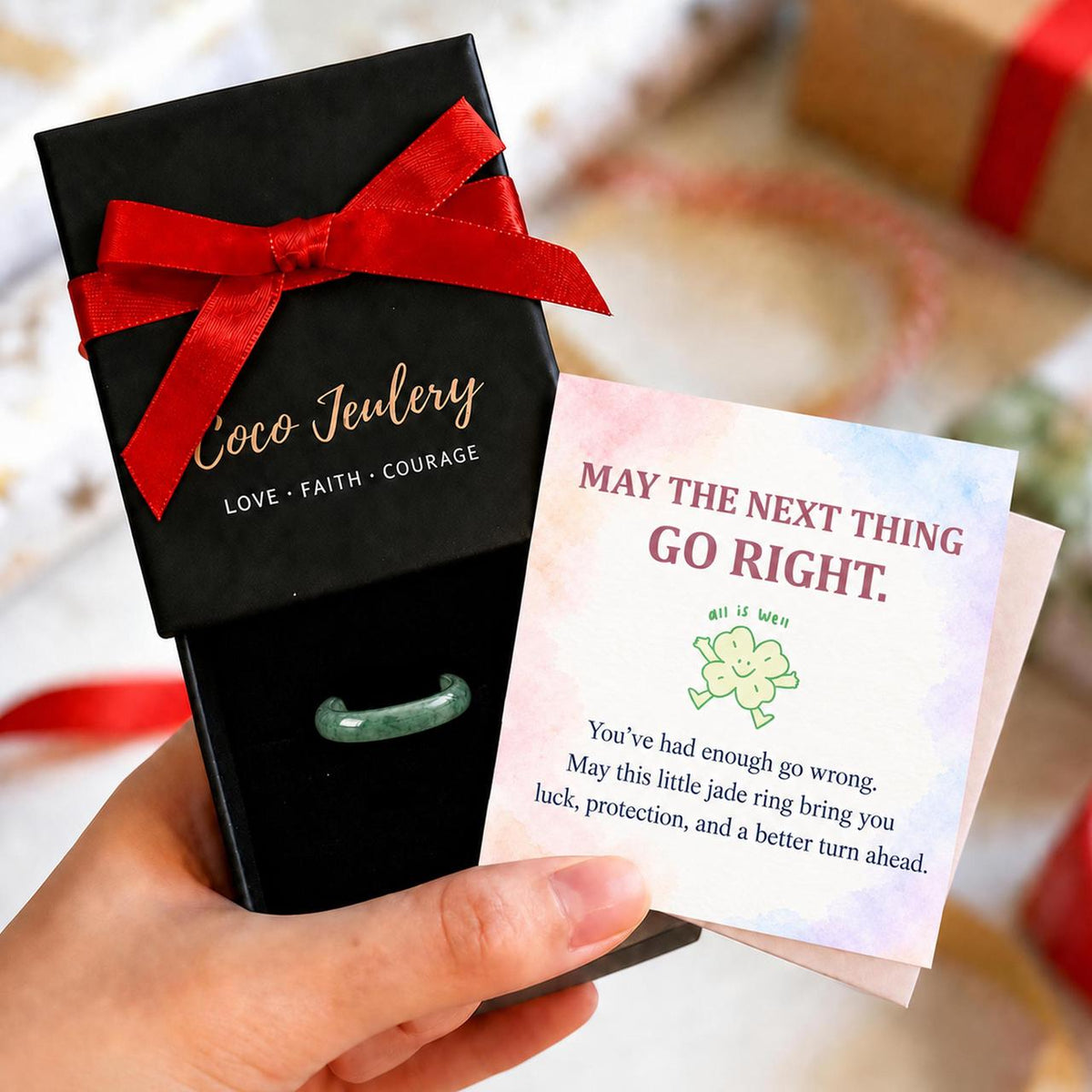 luck and protection jewelry, new beginnings gift, gift-ready