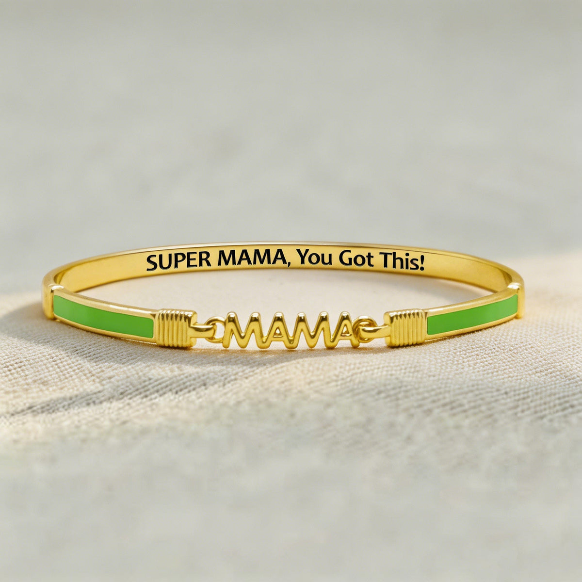 engraved mama bangle with hidden message