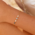 personalized family birthstone bracelet