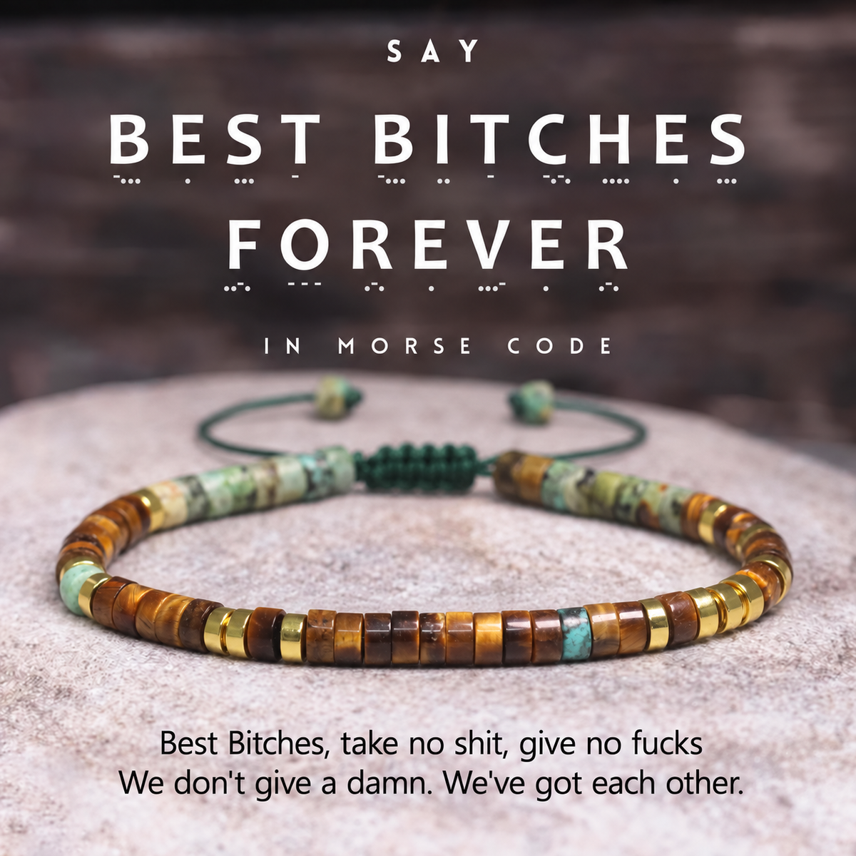 best friend morse code bracelet