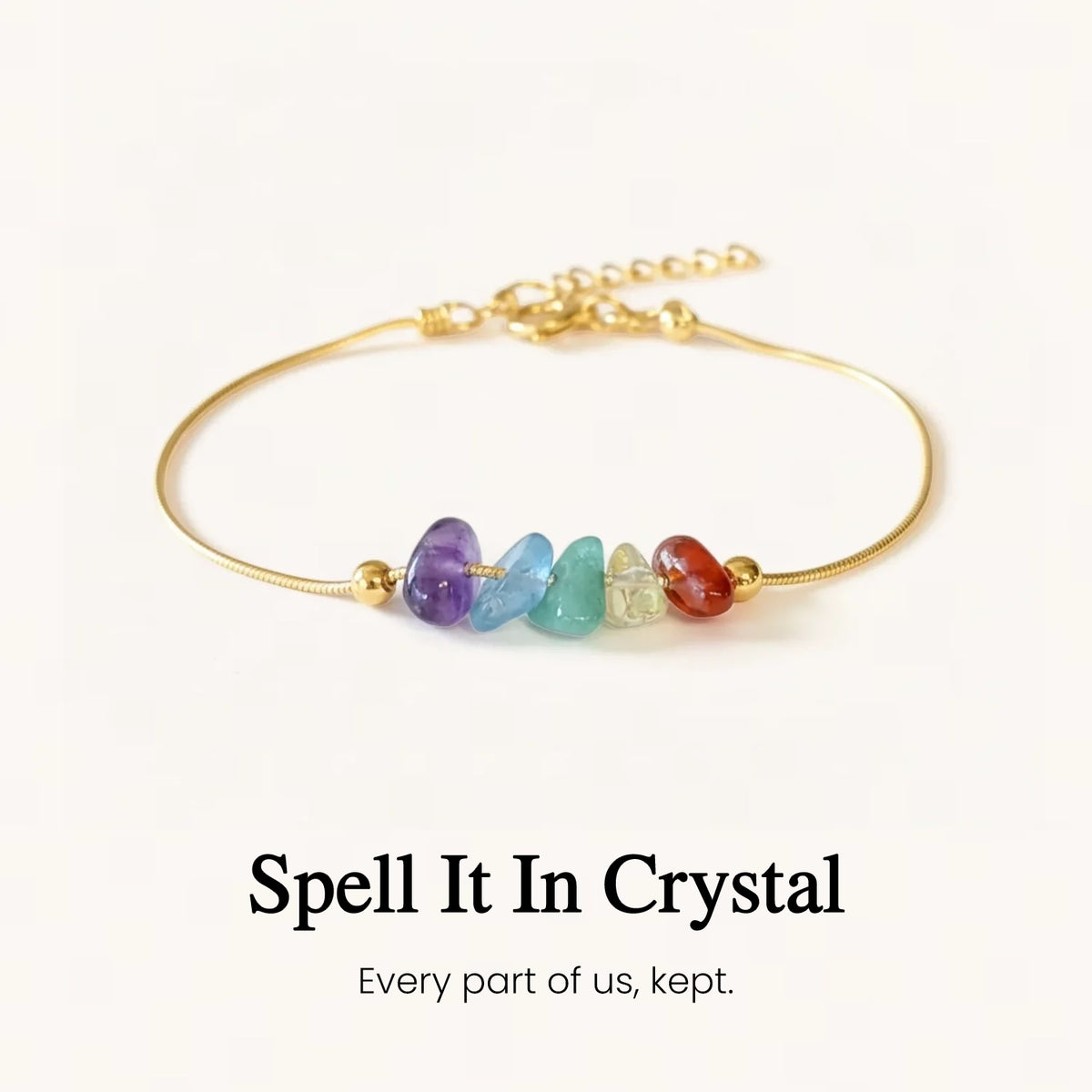 girl gang crystal bracelet
