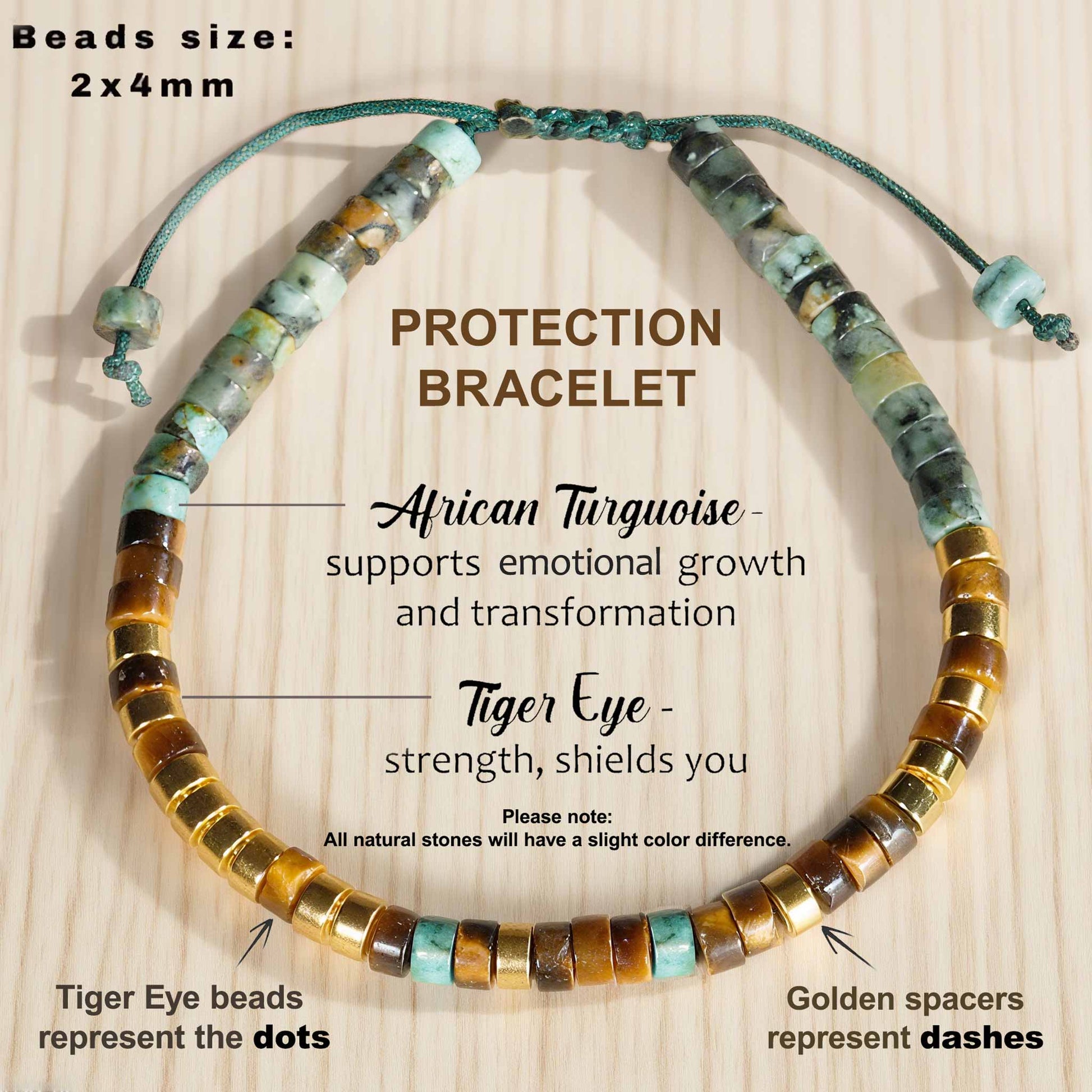 Hidden message bracelet for strength and empowerment