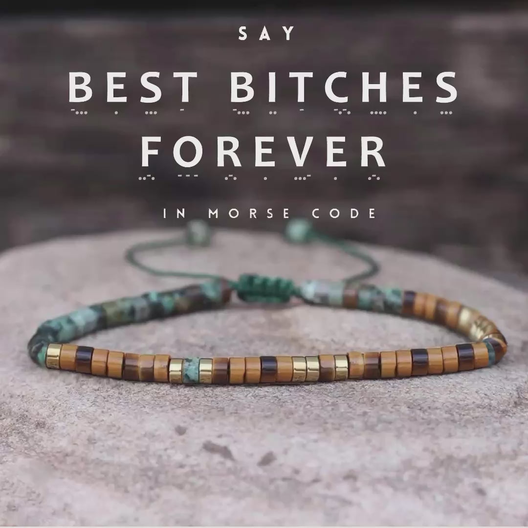 hidden message friendship bracelet